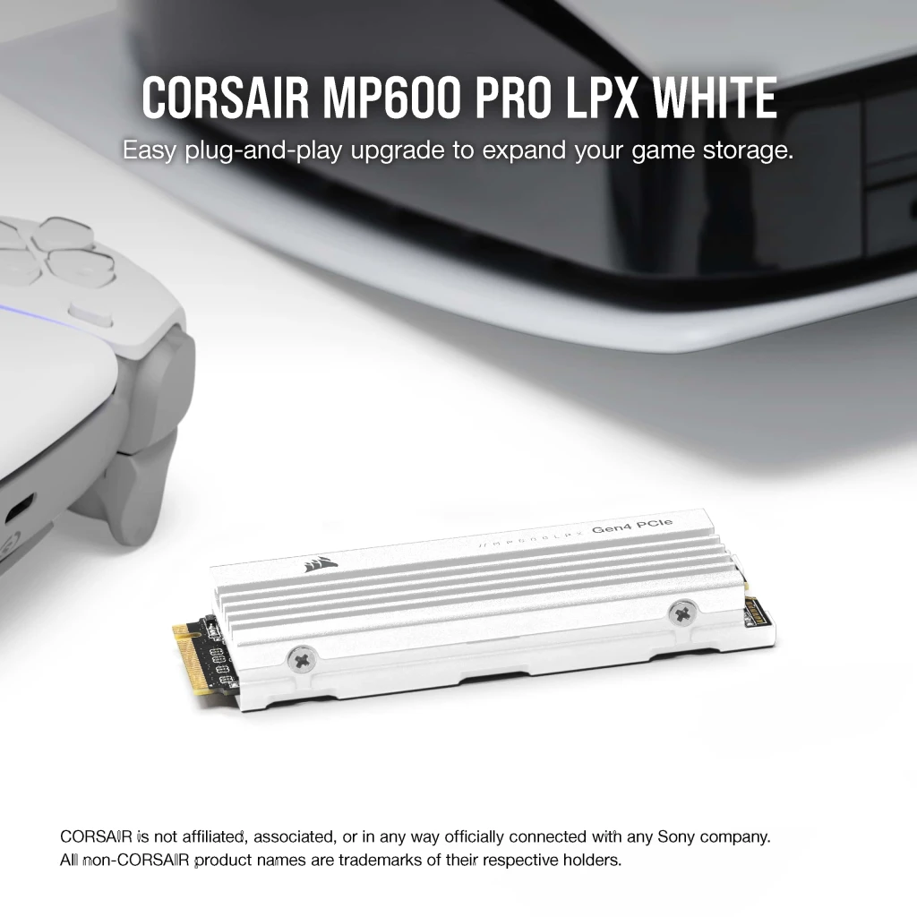 MP600 PRO LPX 1TB PCIe Gen4 x4 NVMe M.2 SSD - PS5* Compatible