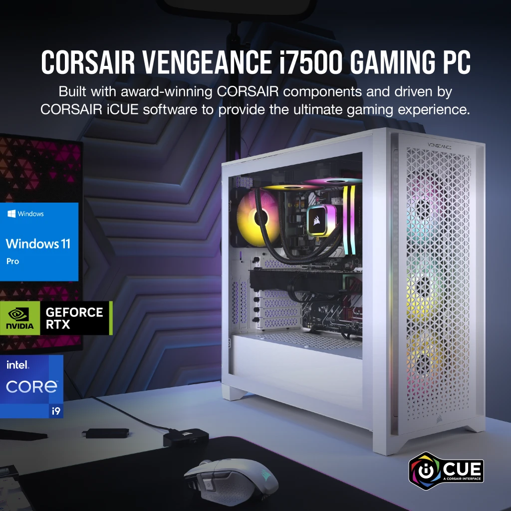 VENGEANCE i7500 Gaming PC: Intel Core i9-14900KF, NVIDIA RTX 4090