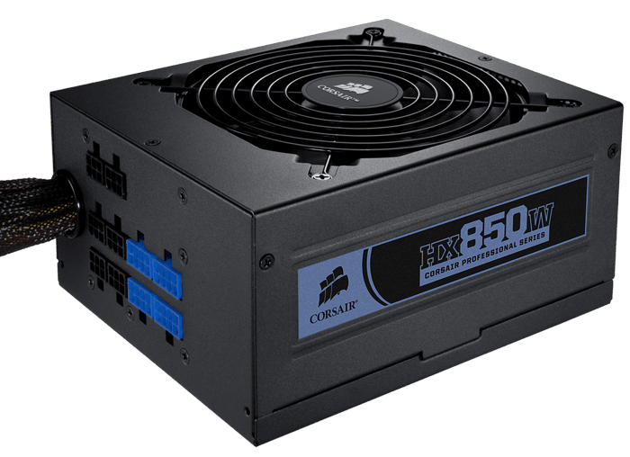 Professional Series™ HX850 — 80 PLUS® Silver Certified Modular