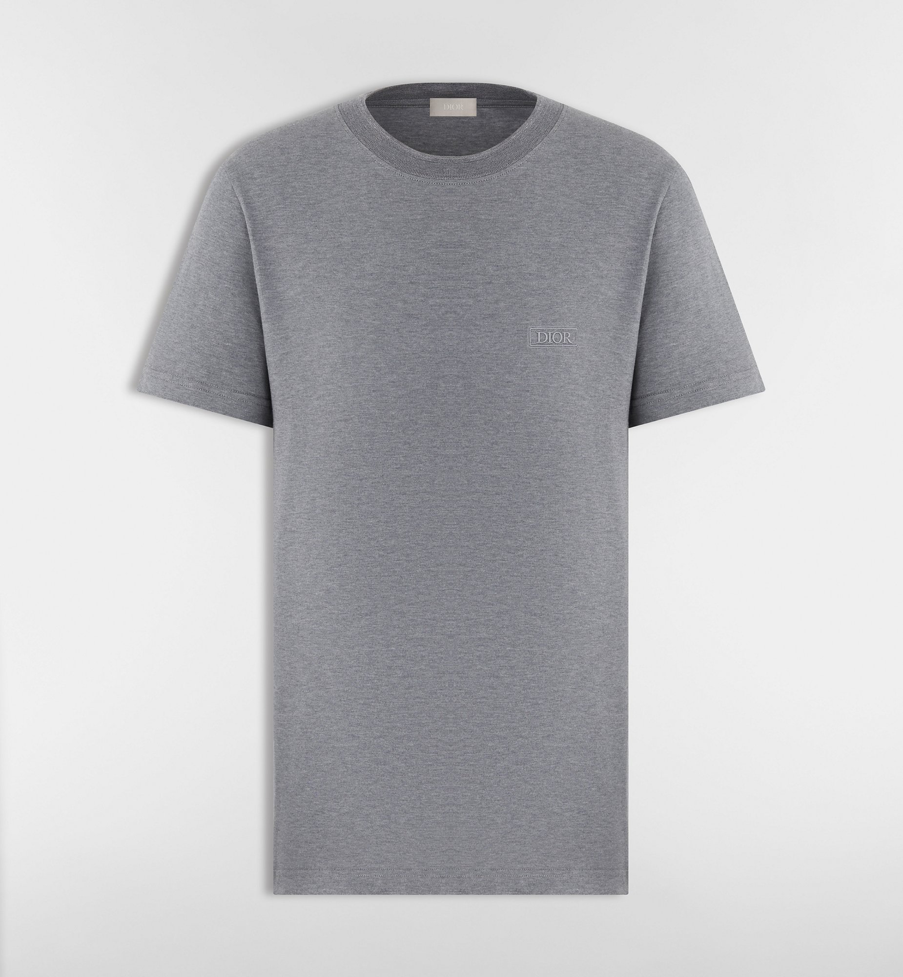 Dior Icons T-Shirt, Regular Fit Navy Blue Sea Island Cotton Jersey