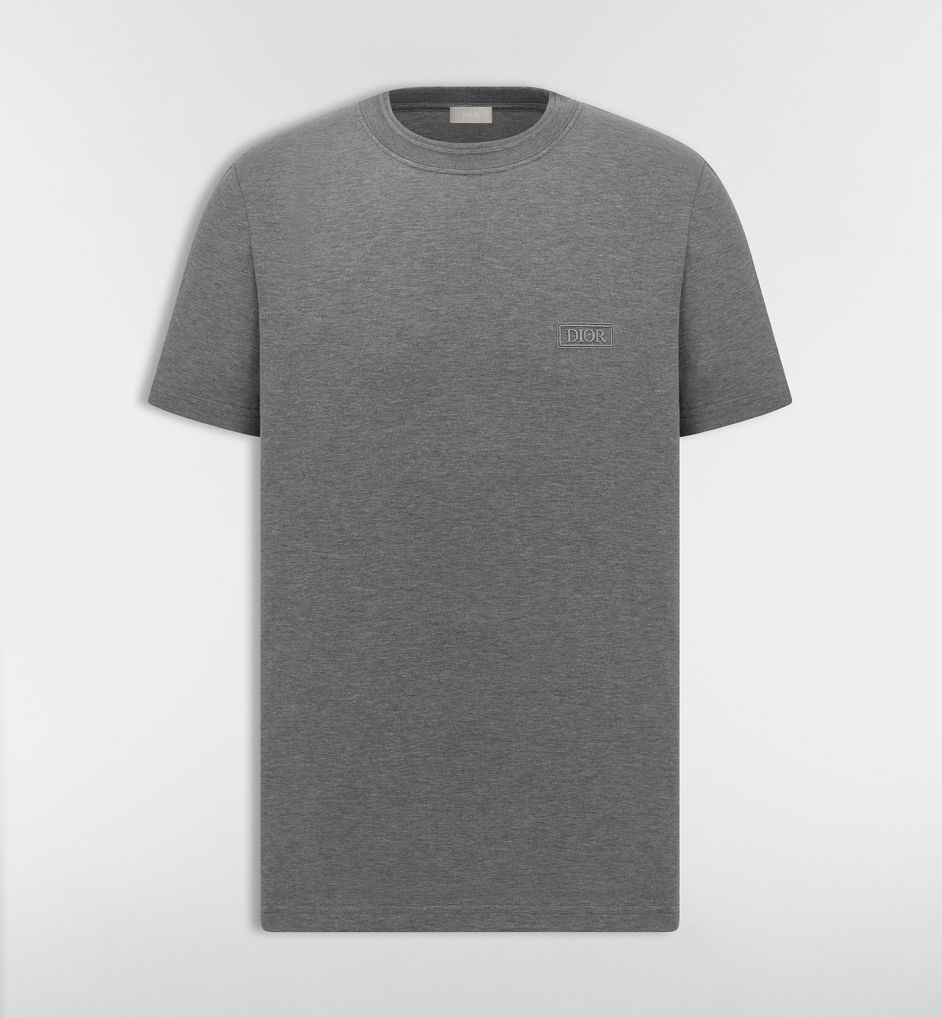 Dior Icons T-Shirt, Regular Fit White Sea Island Cotton Jersey | DIOR