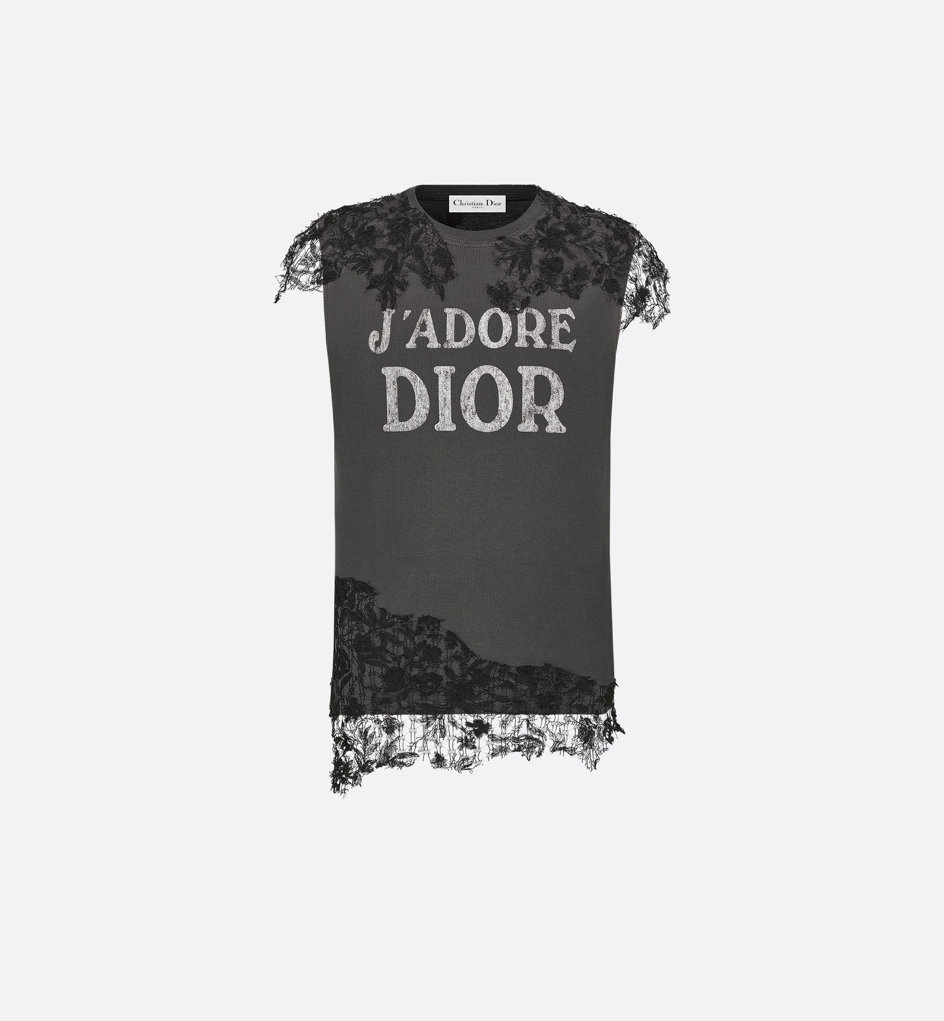 DIOR | J'Adore Dior タンクトップ コットンジャージー & レース