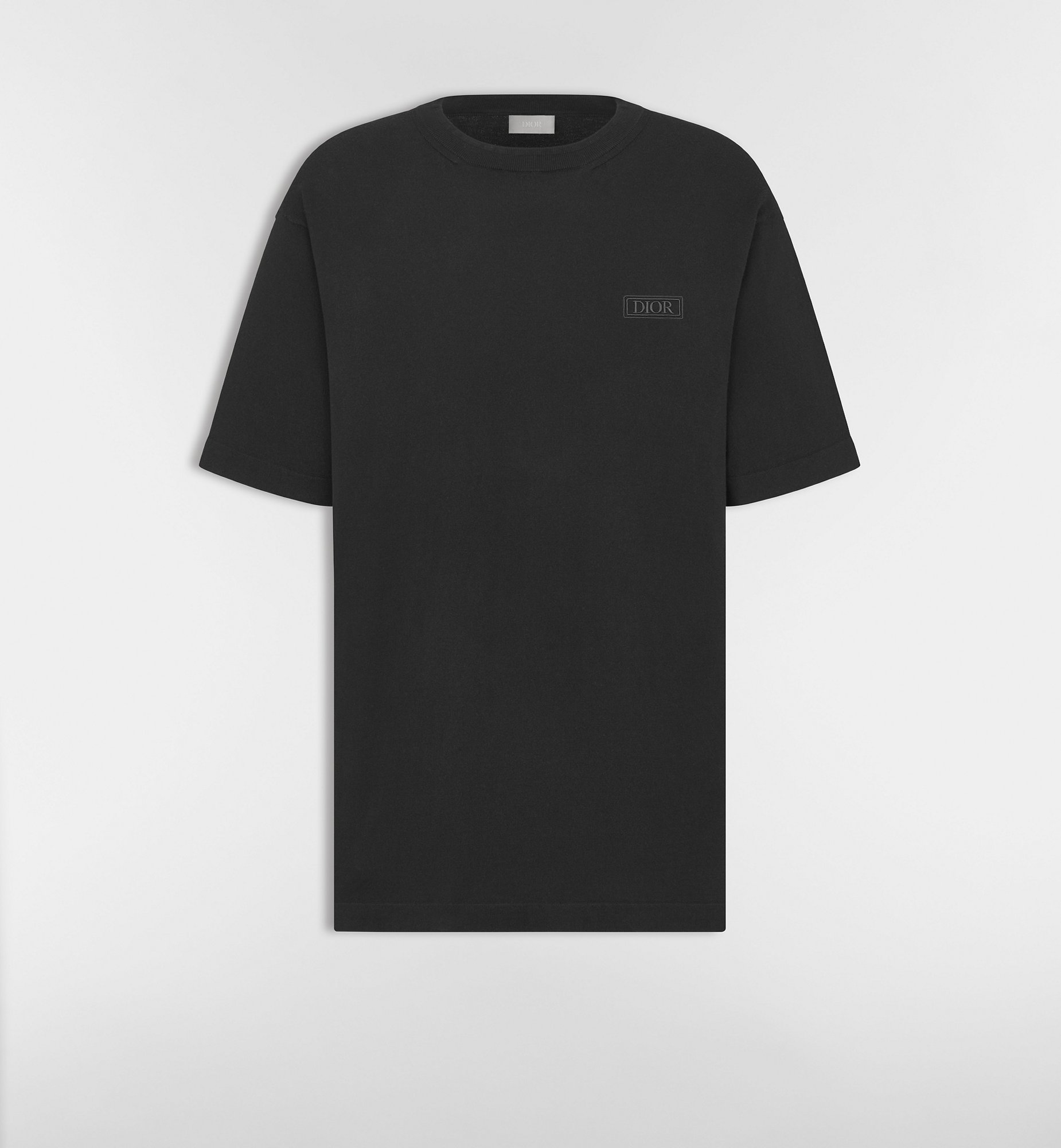 Dior Icons T-Shirt Yellow Cotton and Silk Jersey | DIOR