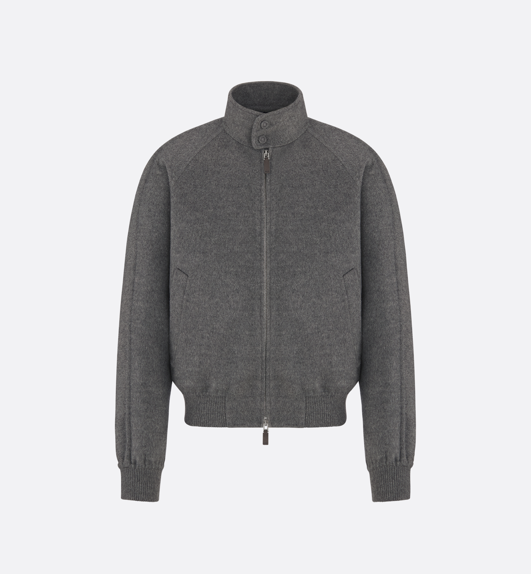 Dior Icons Harrington Jacket Gray Virgin Wool and Cashmere | DIOR