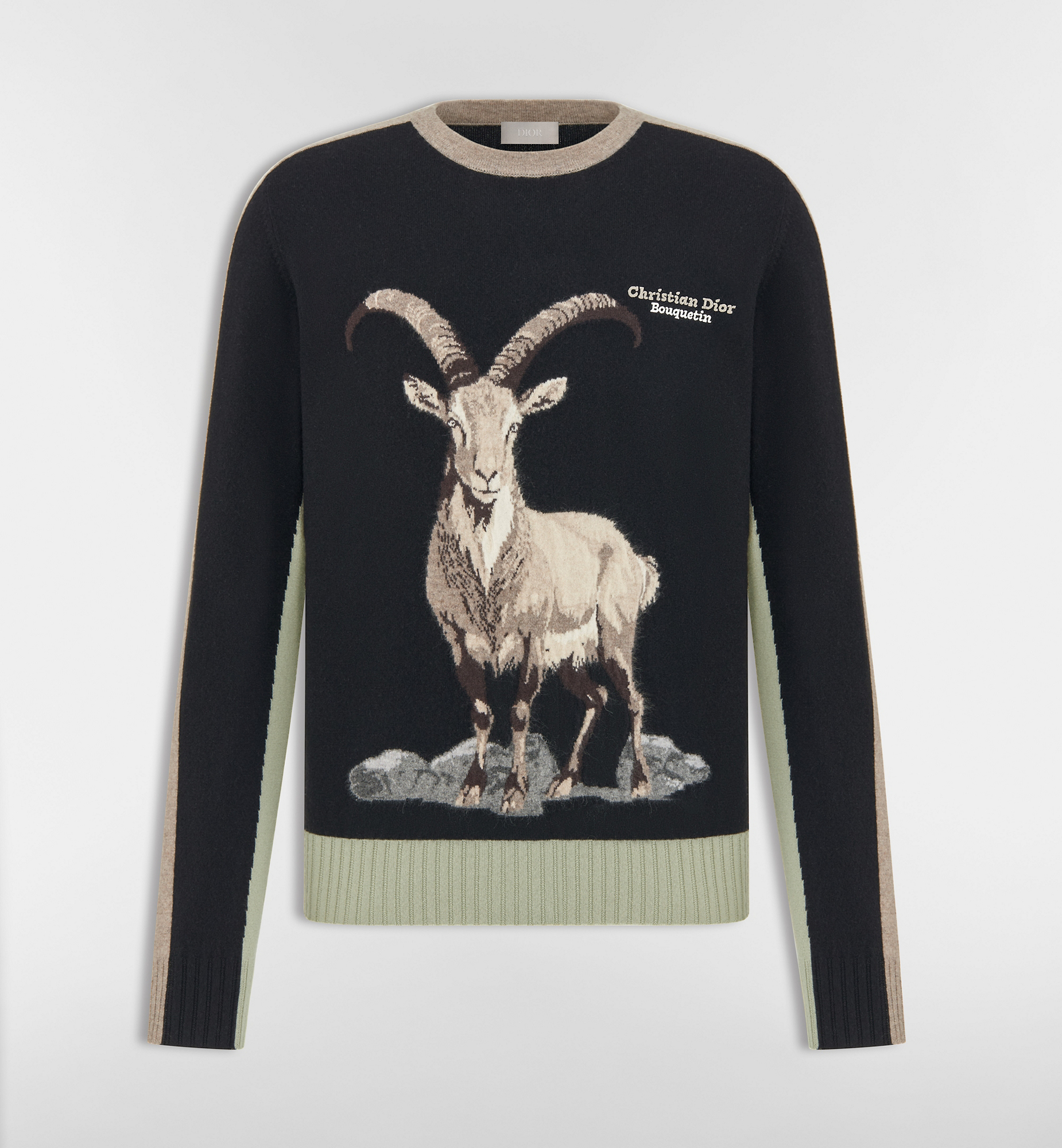 Dior Mountain Sweater Black Cashmere Knit | DIOR