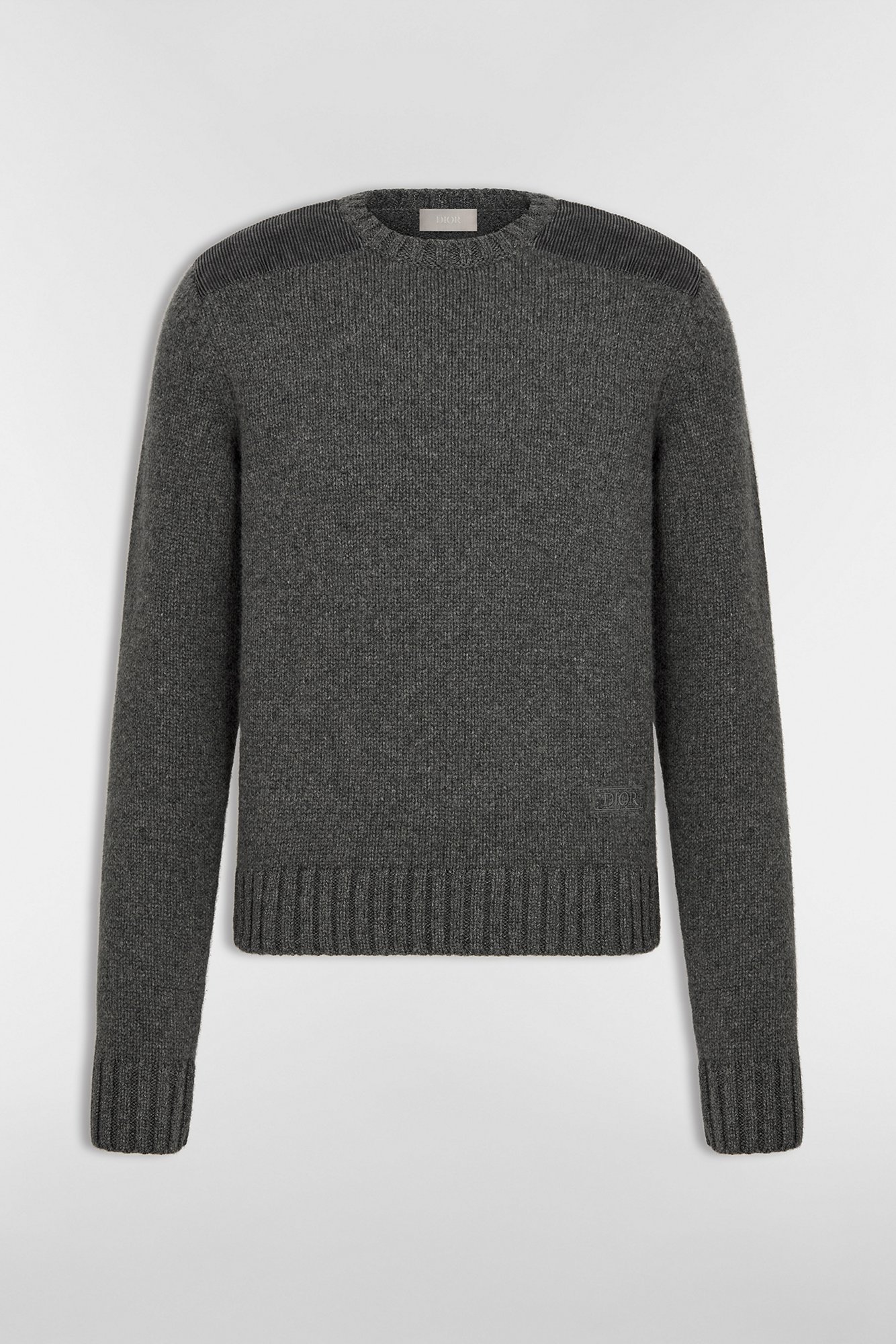 Dior Icons Sweater Gray Cashmere Jersey | DIOR