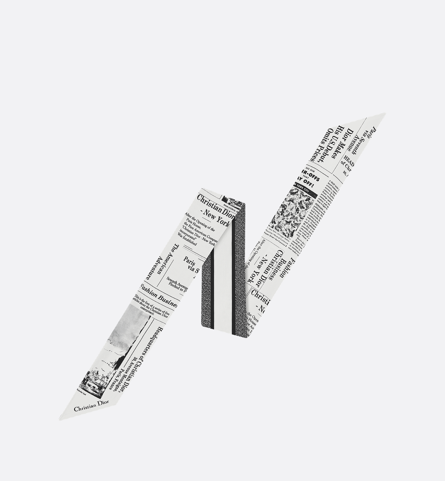 DIOR | Newspaper ミッツァ スカーフ シルクツイル