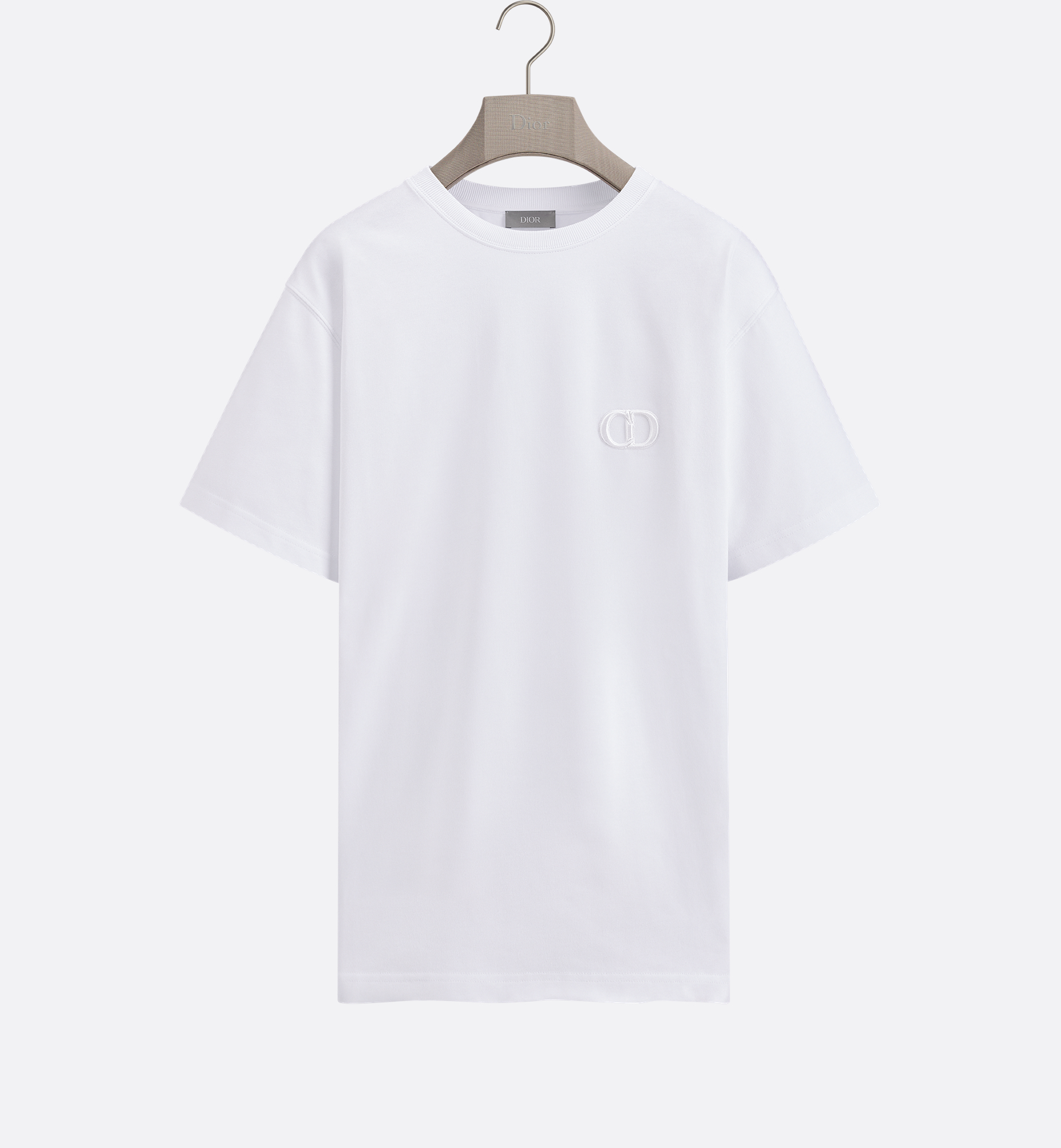 CD Icon Relaxed-Fit T-Shirt White Cotton Jersey | DIOR