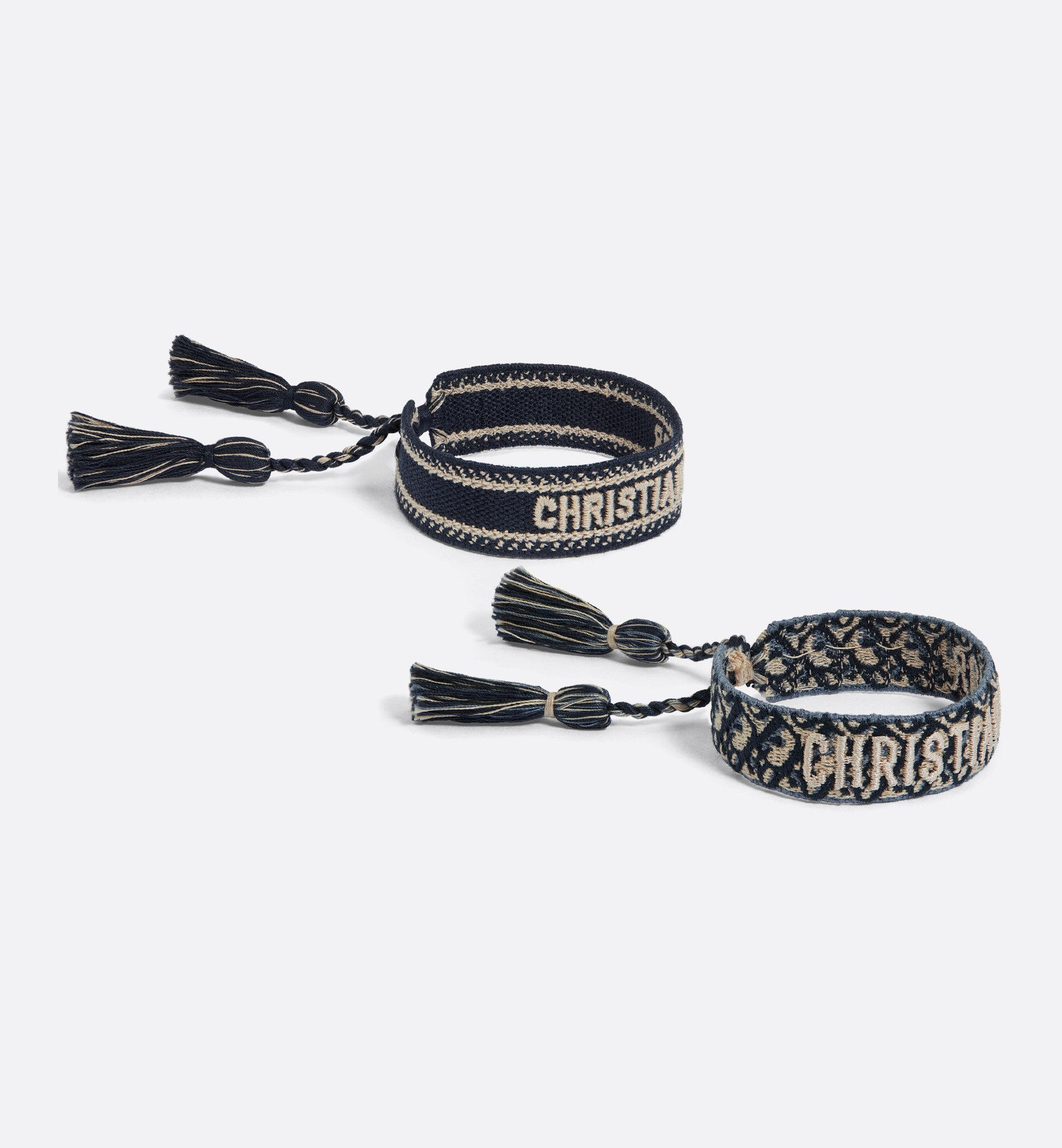 Christian Dior Bracelet Set Rose des Vents Dior Oblique Cotton | DIOR