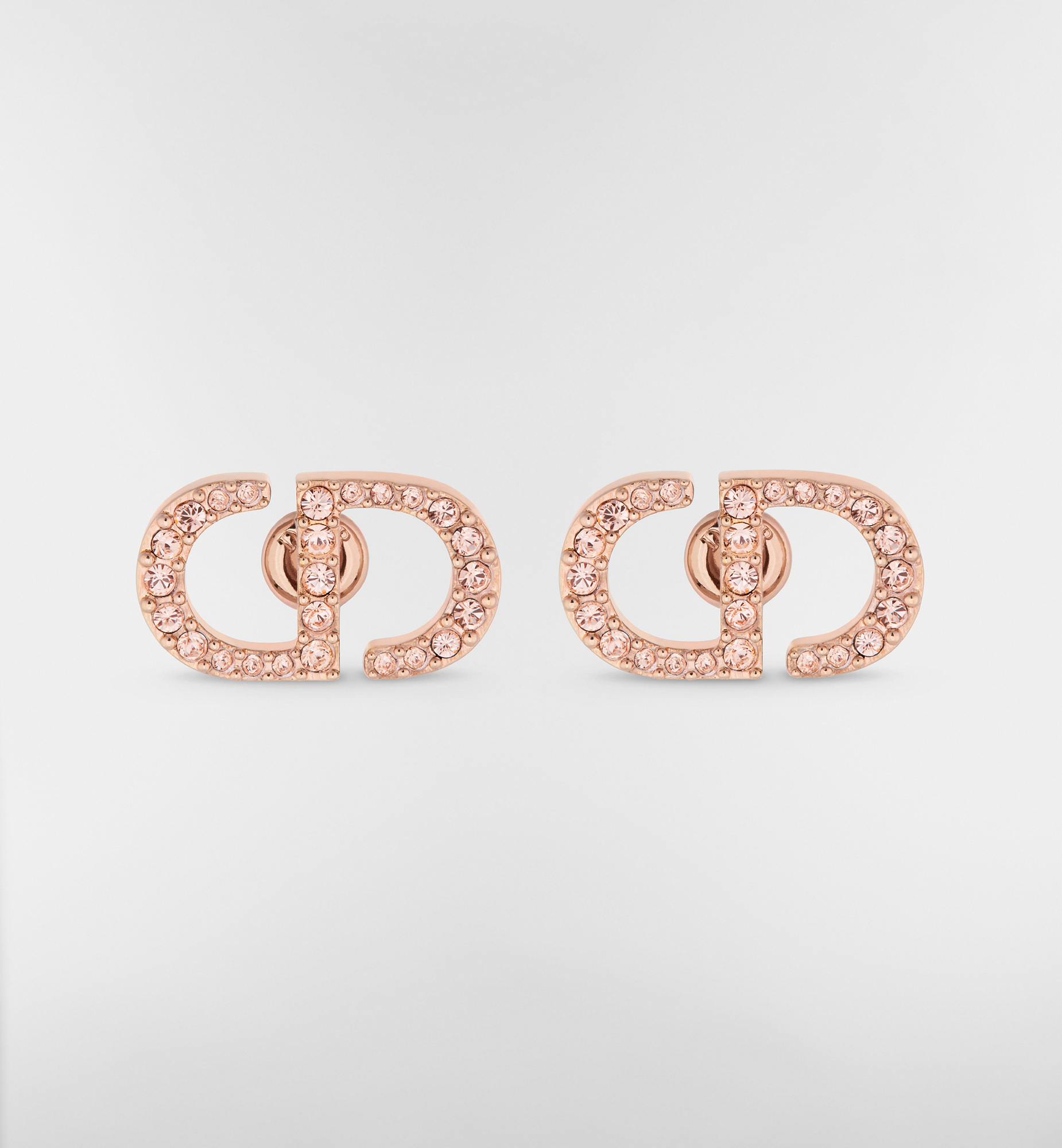 DIOR | Petit CD スタッドピアス メタル & クリスタル