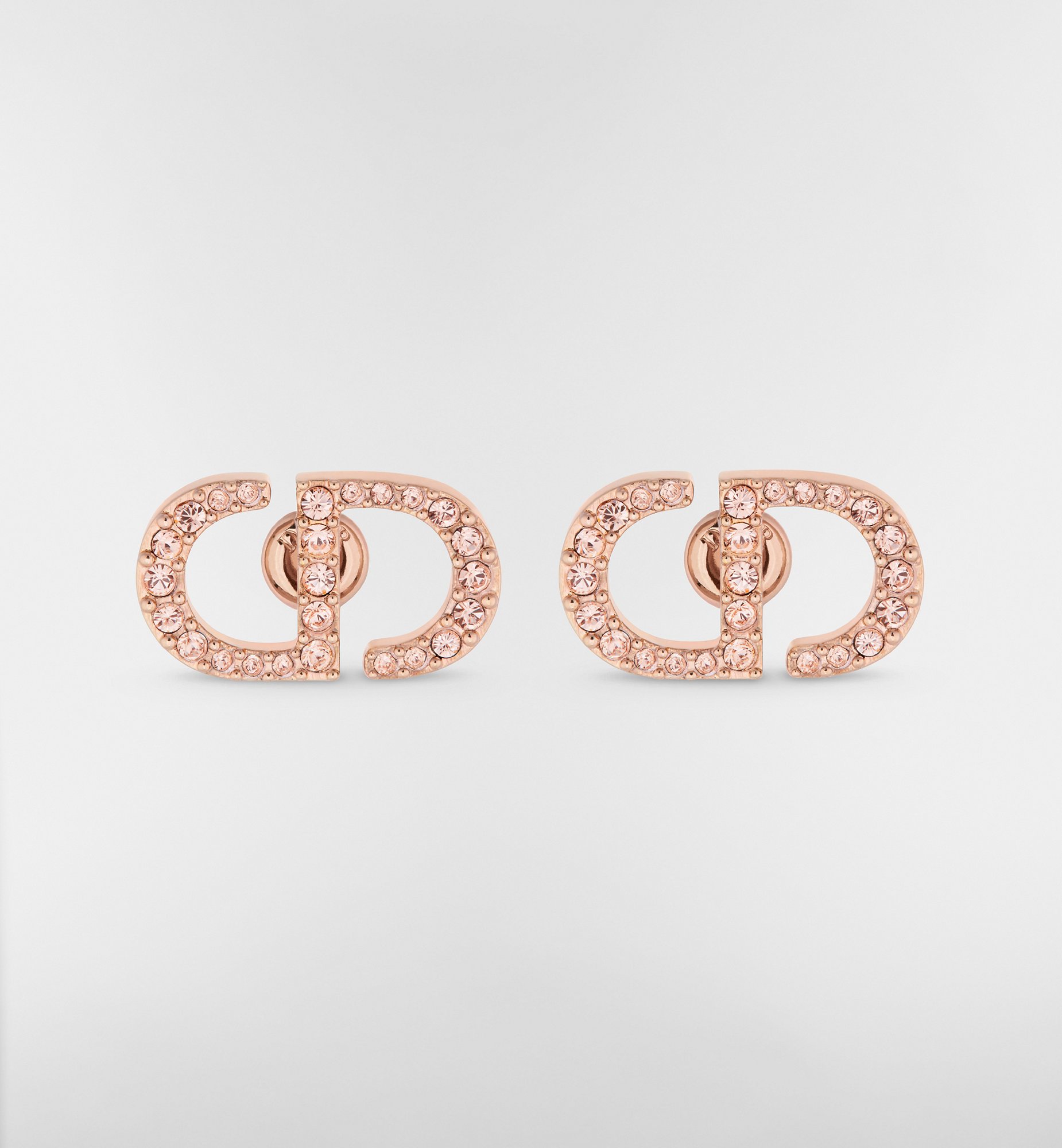 DIOR | Petit CD スタッドピアス メタル & クリスタル