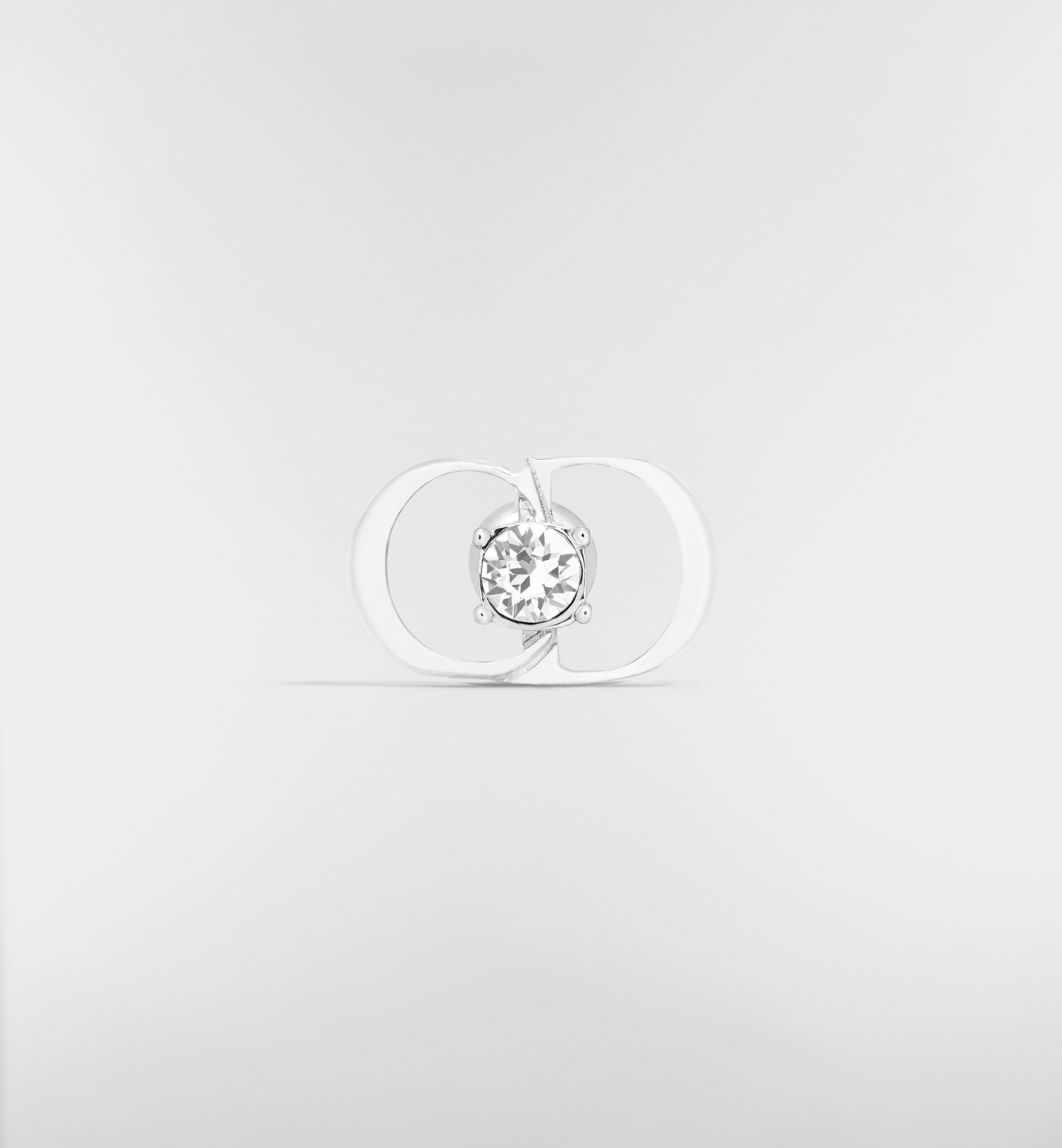 DIOR | CD Icon ピアス シルバー & クリスタル