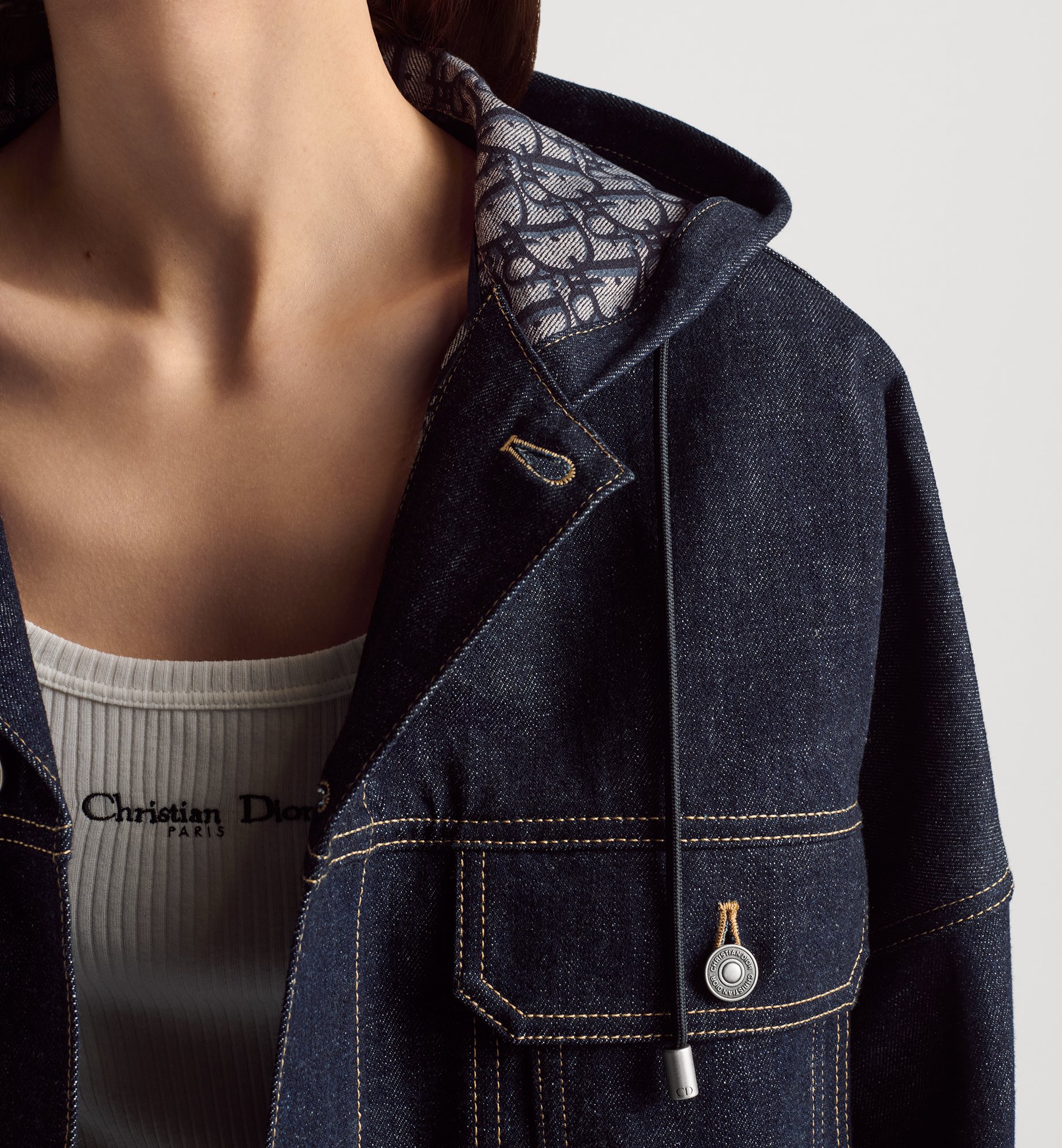 DIOR | オーバーサイズ ジャケット ディオール オブリーク コットンデニム