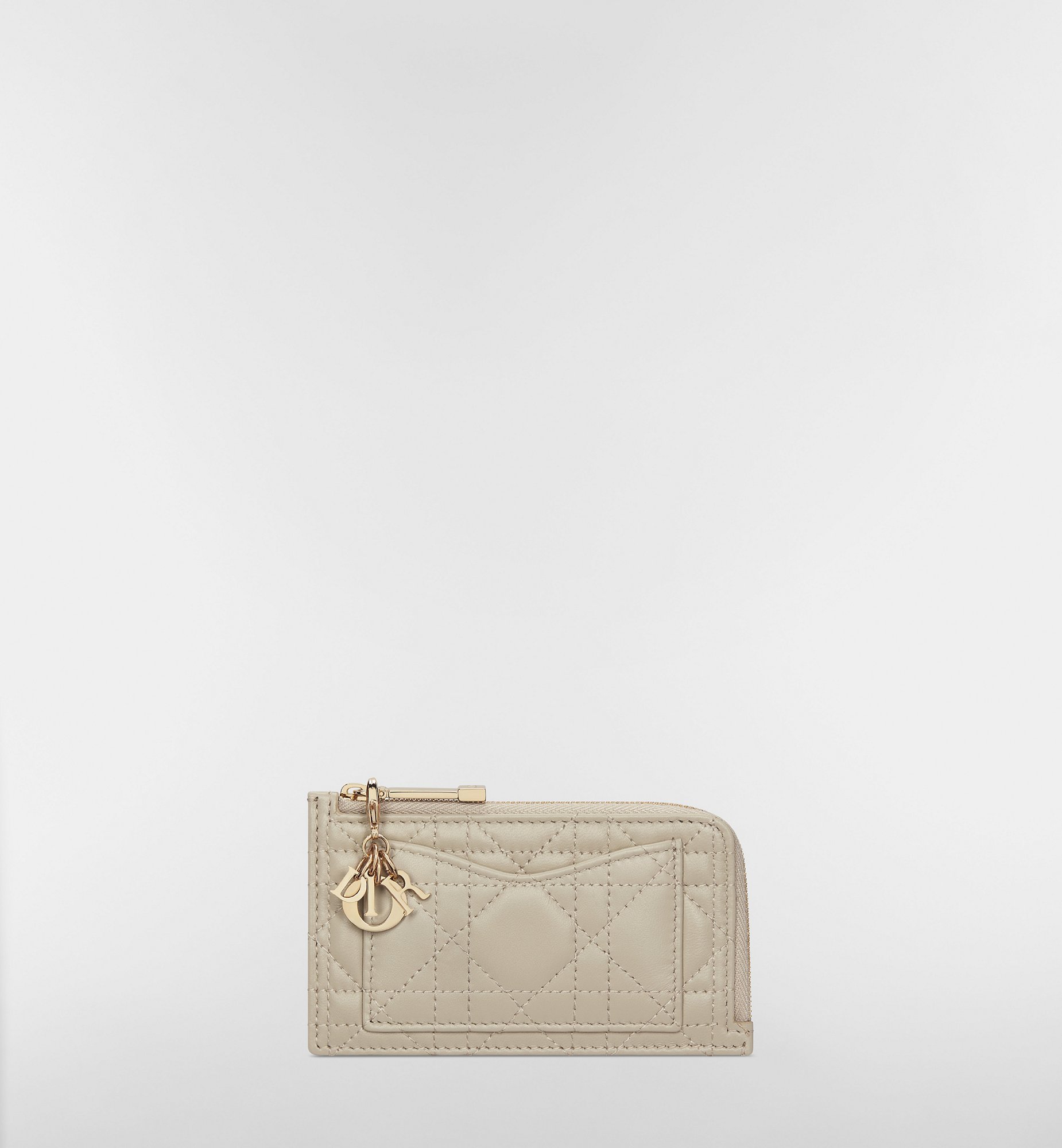DIOR | Lady Dior Cosmos ジップ カードホルダー カナージュ ラムスキン