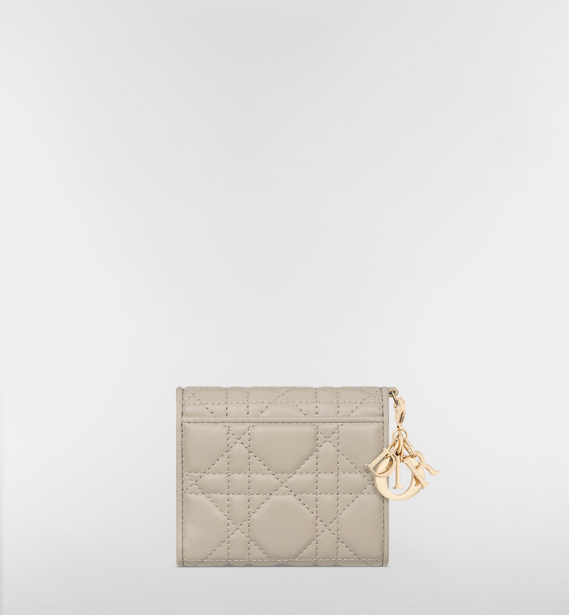 DIOR | 【日本限定】Lady Dior Lotus ウォレット カナージュ ラムスキン