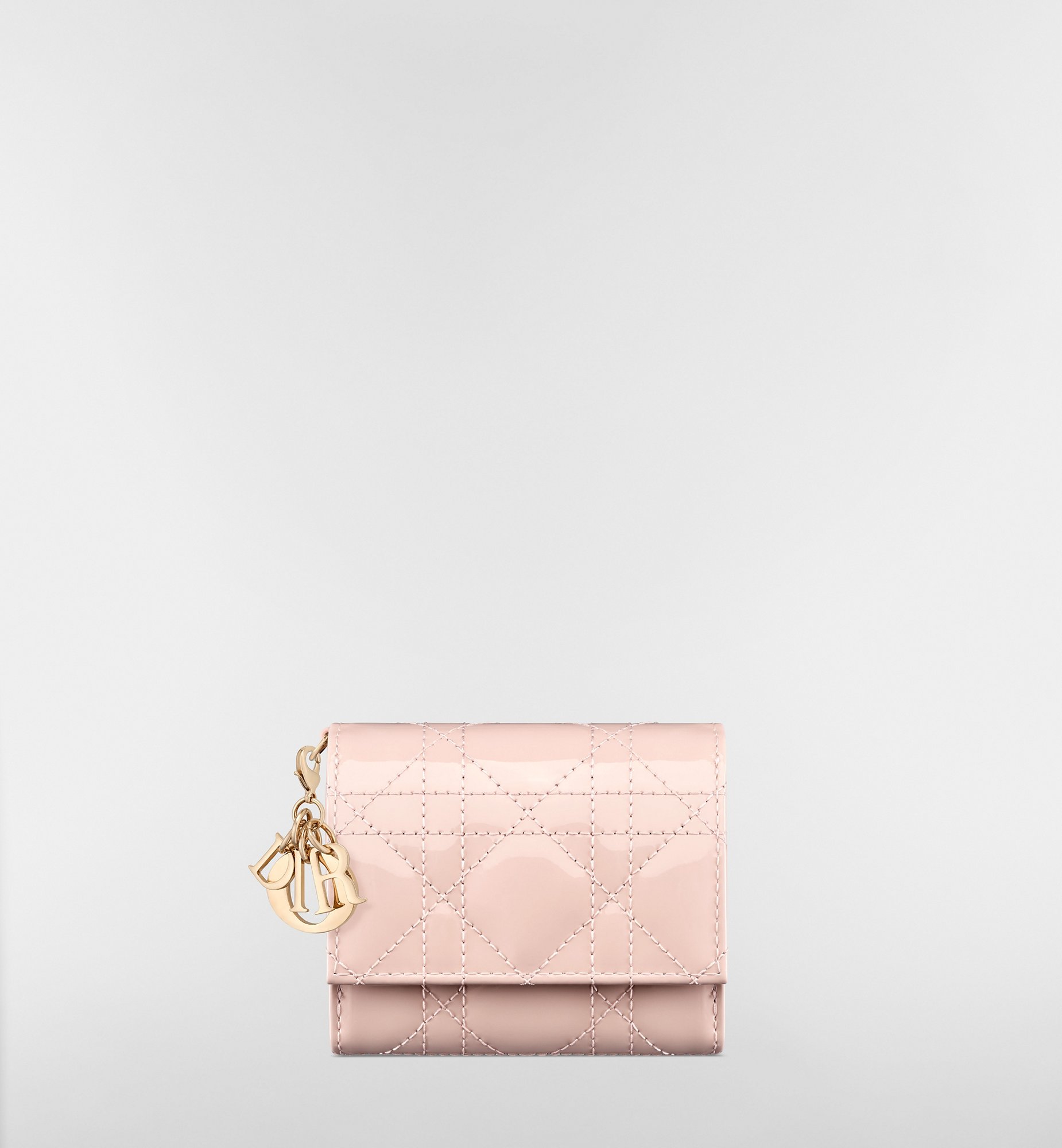 DIOR | Lady Dior Lotus ウォレット カナージュ パテントカーフスキン