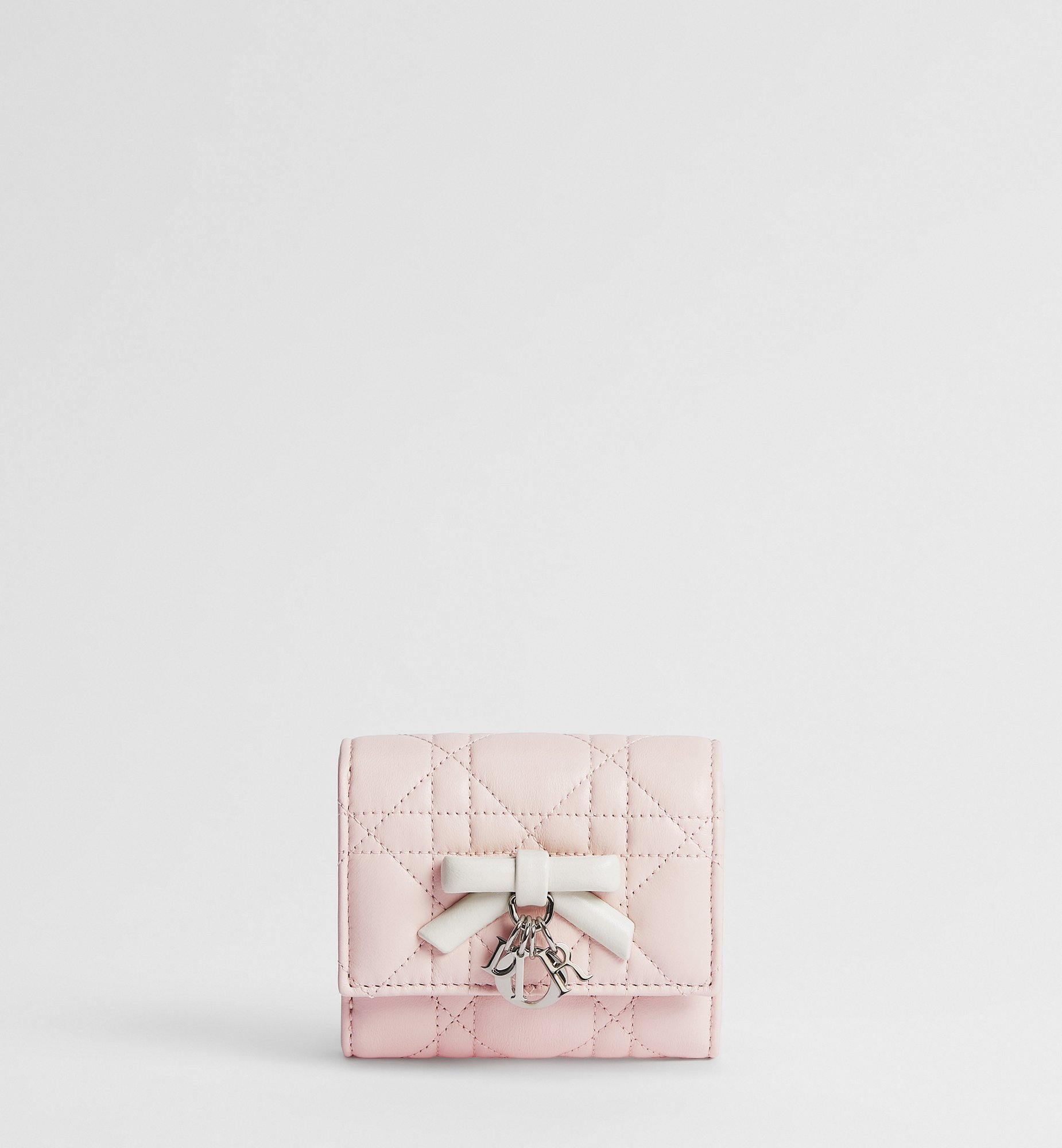 DIOR | 【日本限定】Lady Dior Lotus ウォレット カナージュ ラムスキン