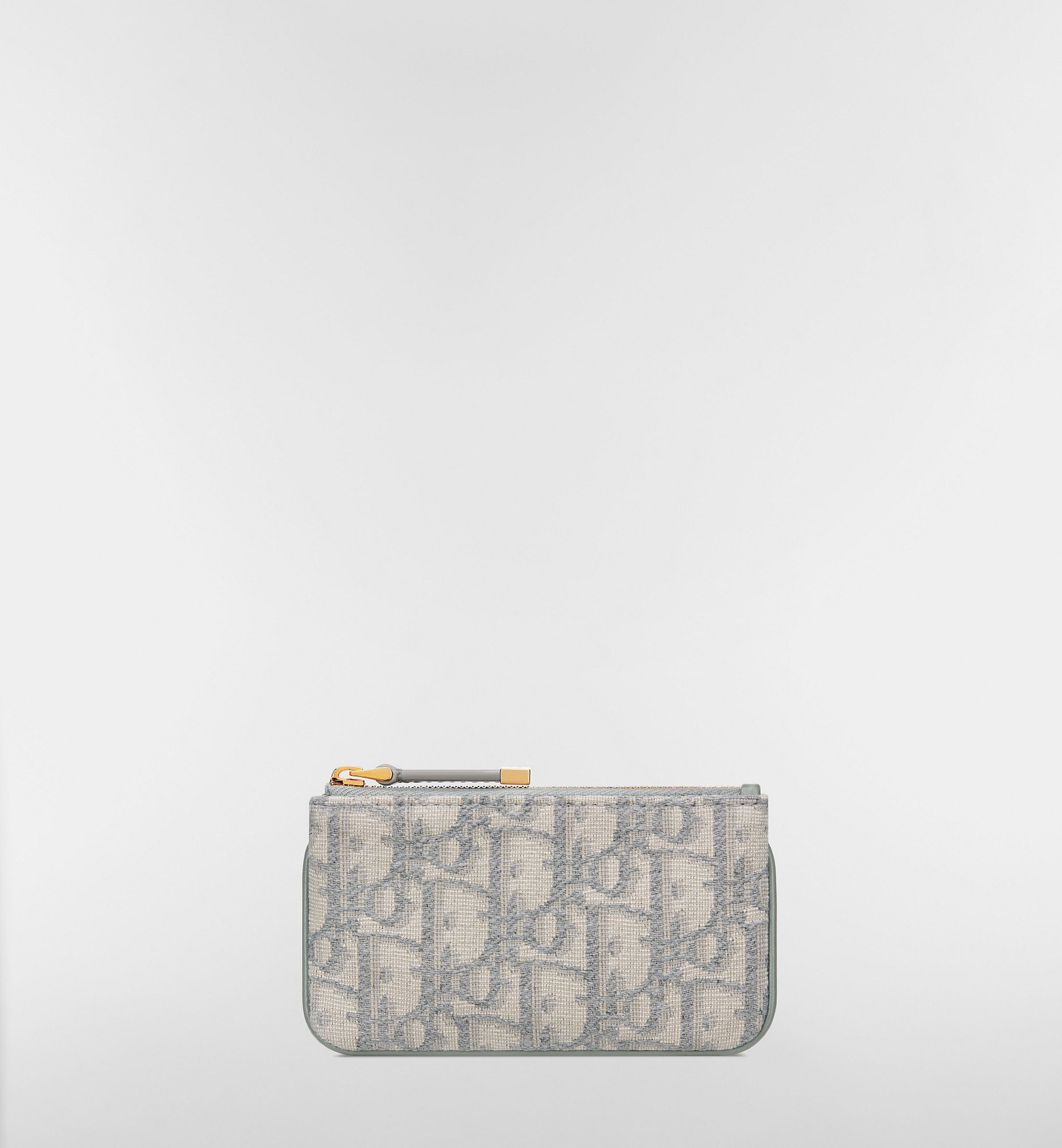 DiorTravel Myrte Zipped Key Case Blue Dior Oblique Jacquard | DIOR