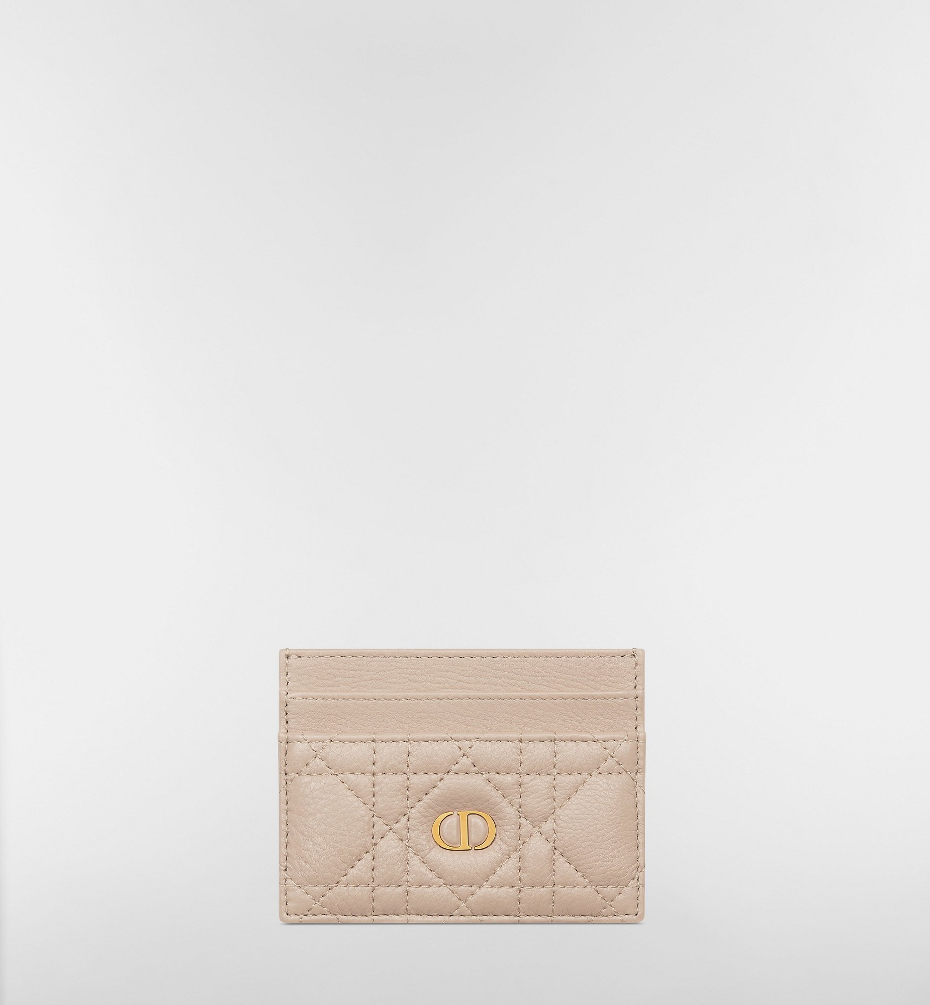 DIOR | Dior Caro Freesia カードホルダー カナージュ カーフスキン