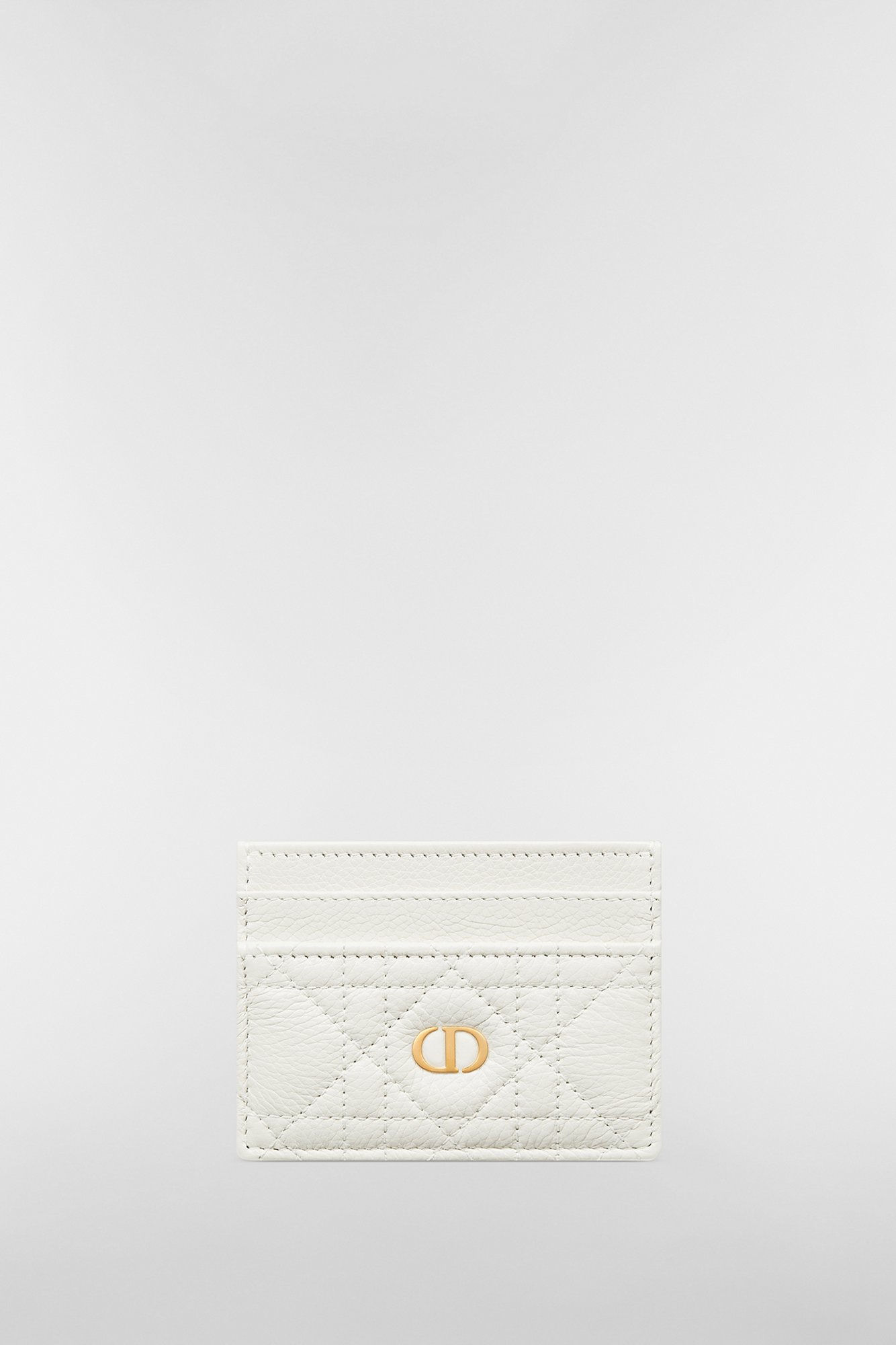30 Montaigne Freesia Card Holder White Dior Oblique Jacquard with