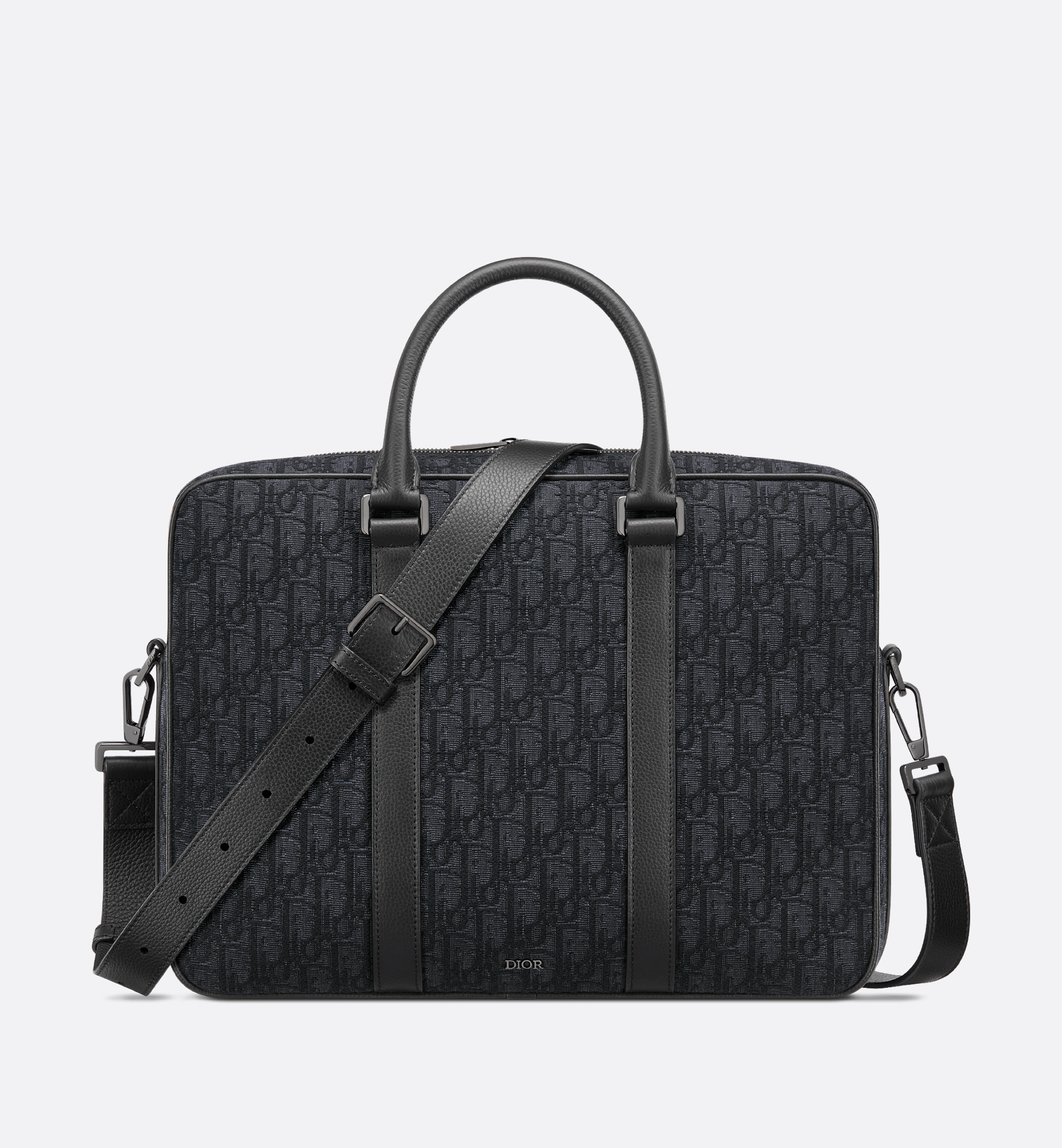 DIOR | ジップ ブリーフケース ディオール オブリーク ジャカード