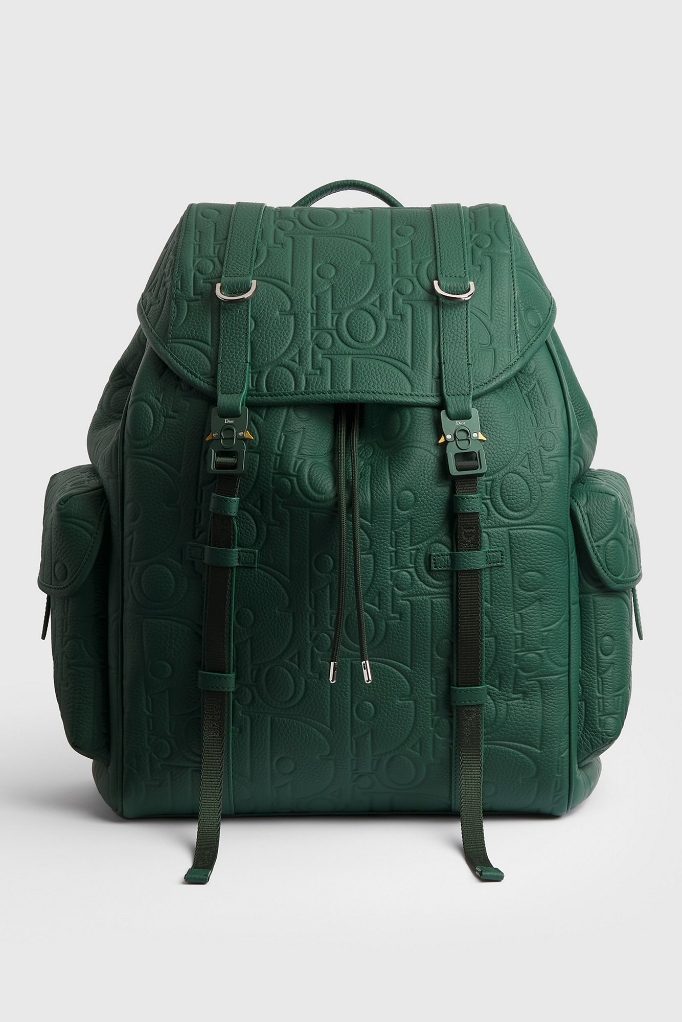 Dior Hit the Road Backpack with Flap Deep Green Dior Gravity