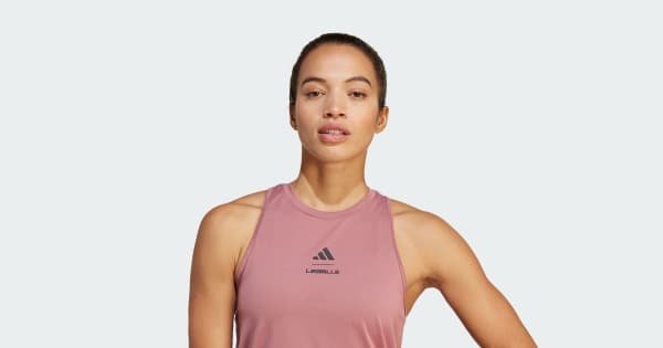 アディダス Les Mills グラフィック タンクトップ - ピンク