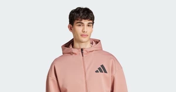 adidas ピンク フード付きジャケット Mサイズ マークゴンザレスコラボ