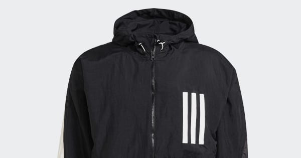 adidas Men's Training W.N.D. X-City Packable Windbreaker - Black