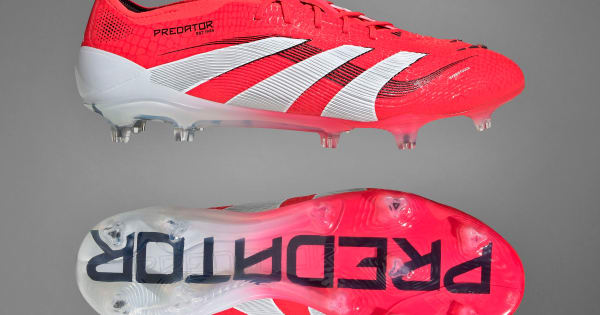 adidas Predator Elite Firm Ground Cleats - Red | Free Shipping