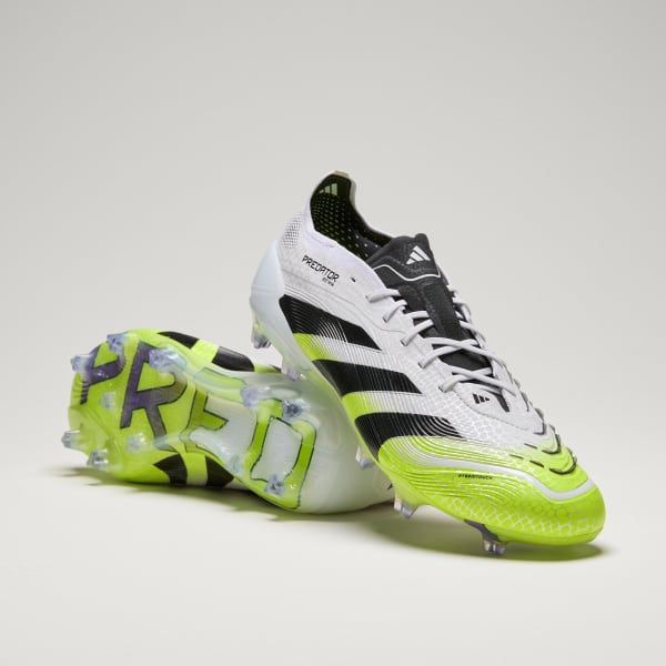 adidas Predator Elite Firm Ground Cleats - White | Free Shipping
