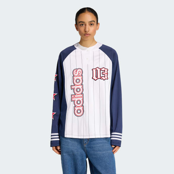 adidas ORIGINALS BB LS JERSEY - Black | Free Shipping with adiClub