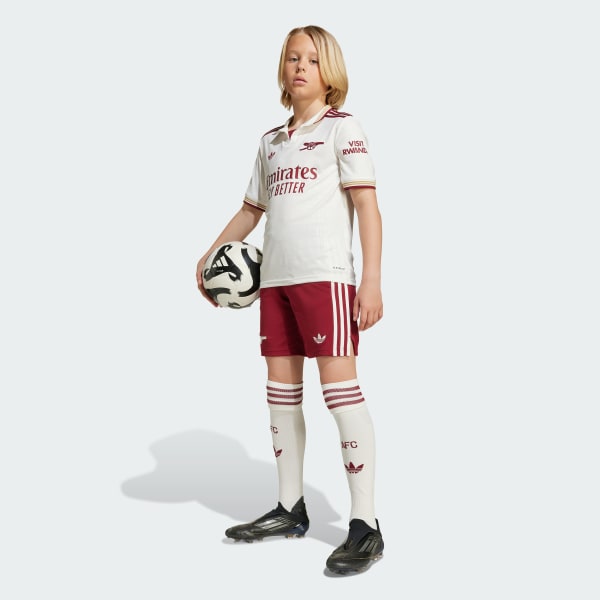 adidas Arsenal 25/26 Third Jersey Kids - White | Free Shipping