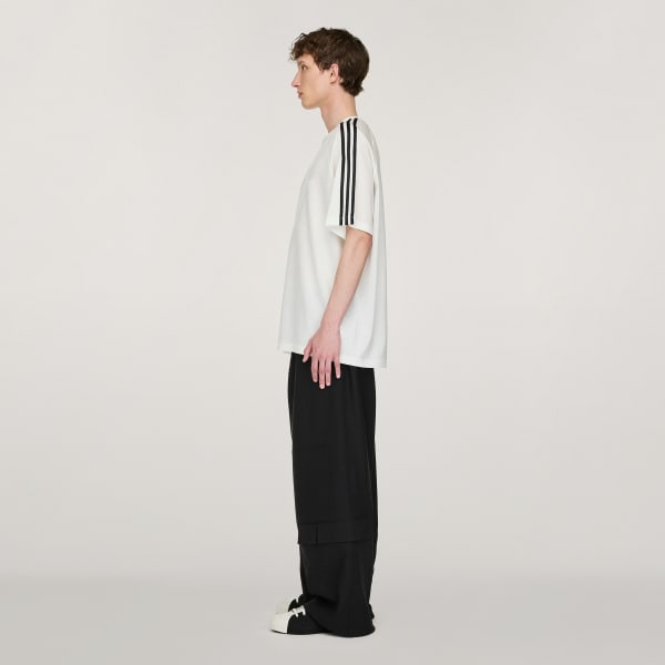 アディダス Y-3 Short Sleeve Wire Tee 3-Stripes - ホワイト