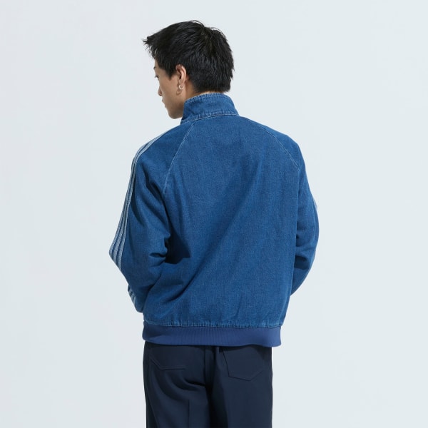 adidas アディカラー ファーストブルー デニム トラックトップ