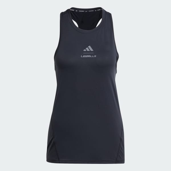 アディダス Les Mills グラフィック タンクトップ - ブラック