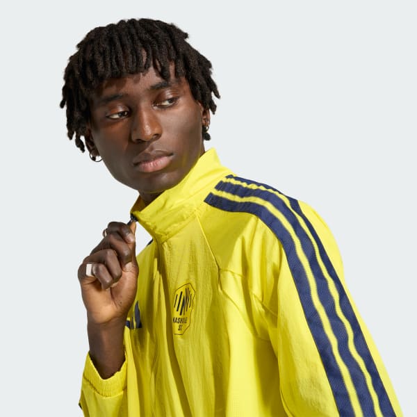 adidas Nashville SC Anthem Jacket - Yellow | Free Shipping with