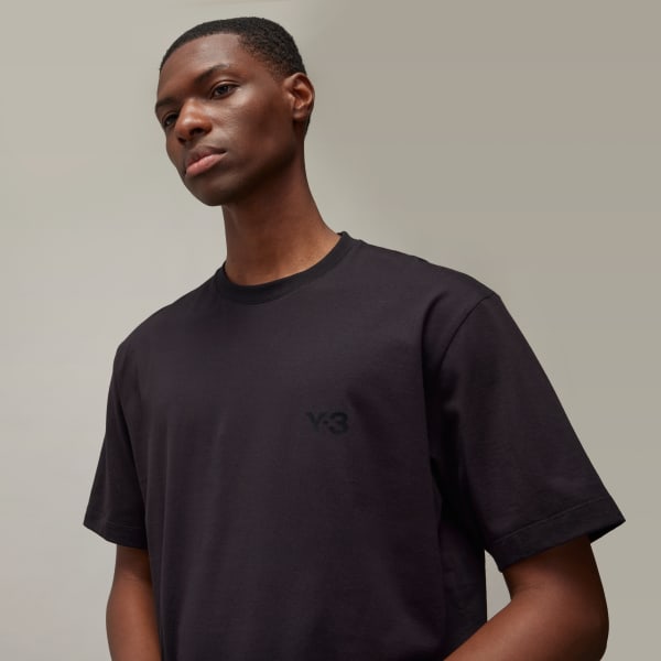 adidas Y-3 Regular Short Sleeve Tee - Black | Free Shipping with
