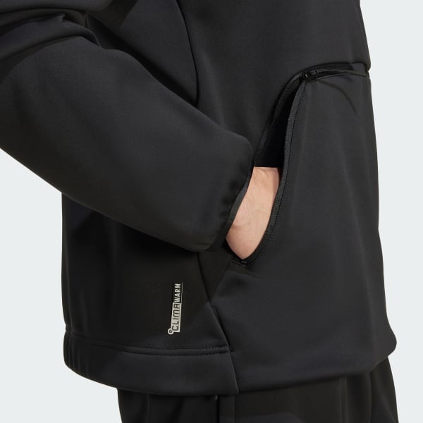 adidas City Tech Softshell Half-Zip Hoodie - Black | adidas Türkiye