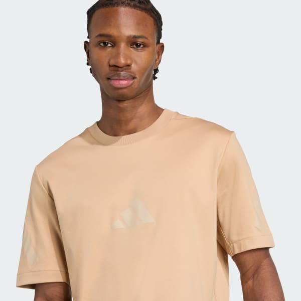 adidas Z.N.E. Tee - Brown | Free Shipping with adiClub
