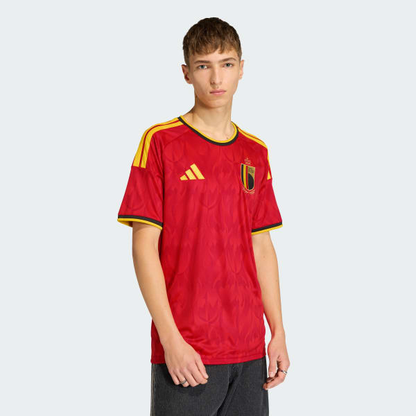 adidas Belgium 26 Home Jersey - Red | Free Shipping with adiClub