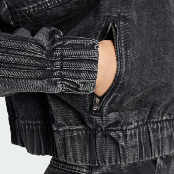 アディダス プレミアム エッセンシャルズ デニム トラックトップ
