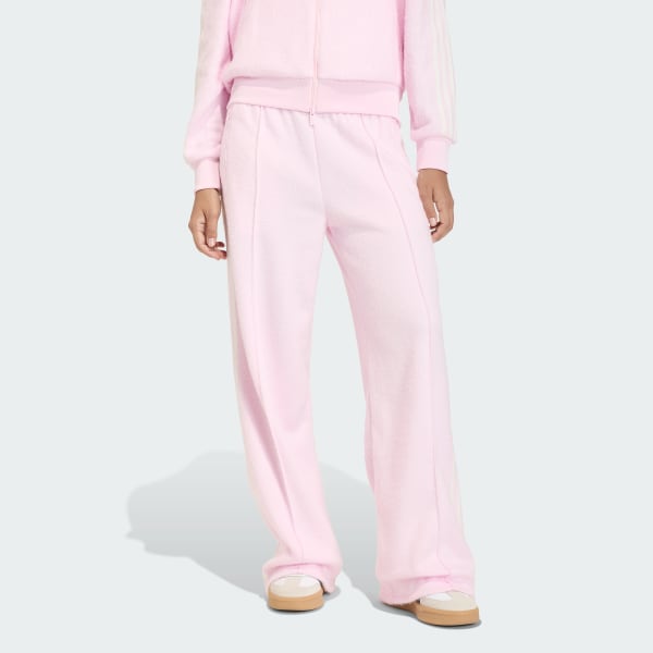 ADIDAS ORIGINALS MOHAIR FIREBIRD LOOSE TRACK PANTS - Pink | Free