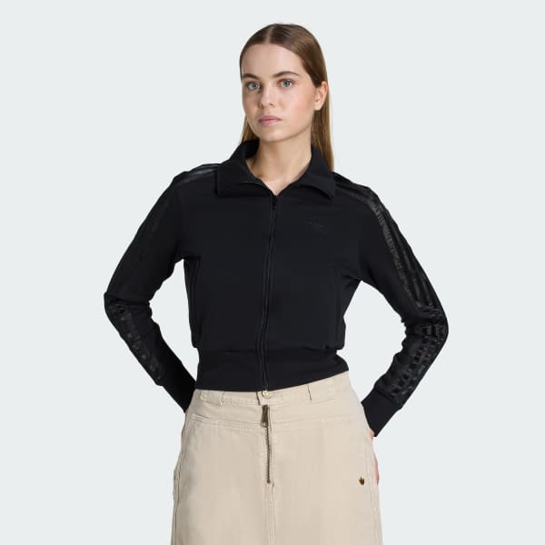 adidas FIREBIRD LACE TRACKTOP - Black | Free Shipping with adiClub