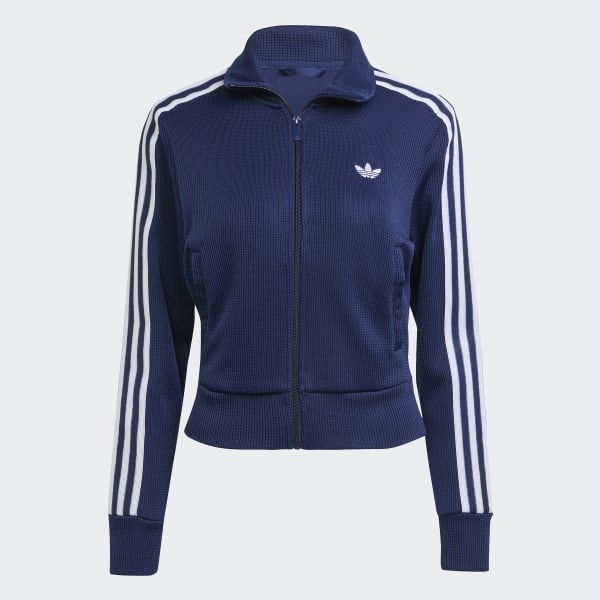 adidas Firebird Adicolor Knit Track Top - Blue | Free Shipping