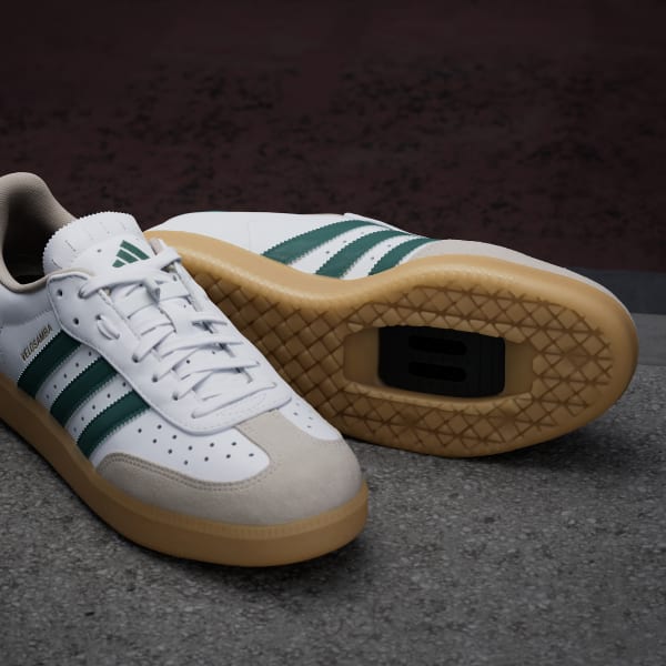 adidas Velosamba Leather Sneakers - White | Free Shipping with adiClub