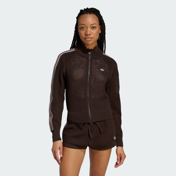 JAQUETA CROCHÊ FIREBIRD TRACK TOP - Preto adidas | adidas Brasil
