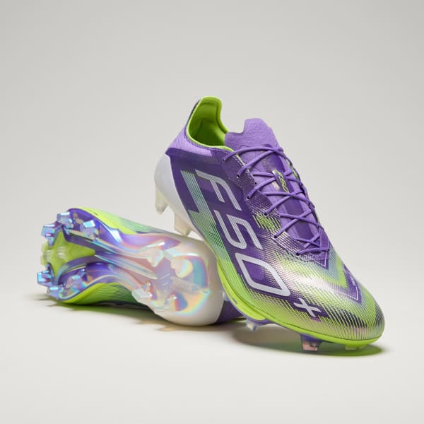 adidas F50+ Firm Ground Cleats - Purple | Free Shipping with adiClub