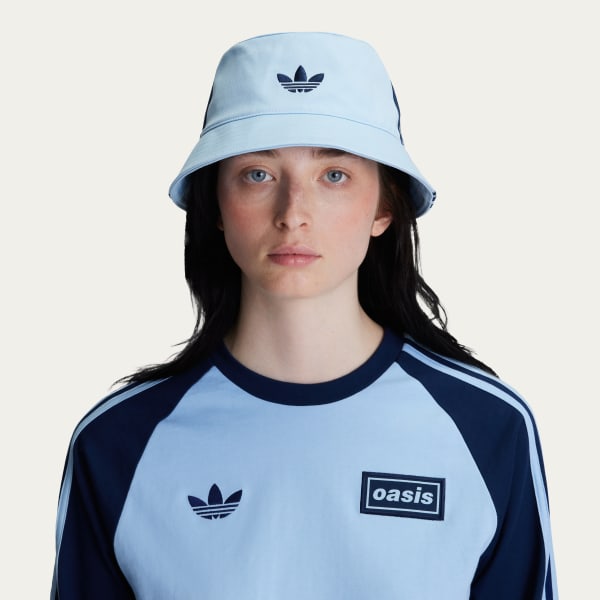 adidas Originals × Oasis バケットハット - ブルー | アディダス ジャパン