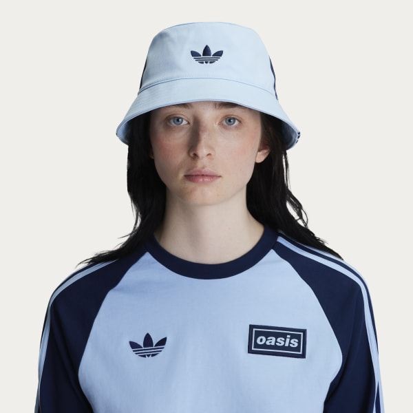 adidas Originals × Oasis バケットハット - ブルー | アディダス ジャパン